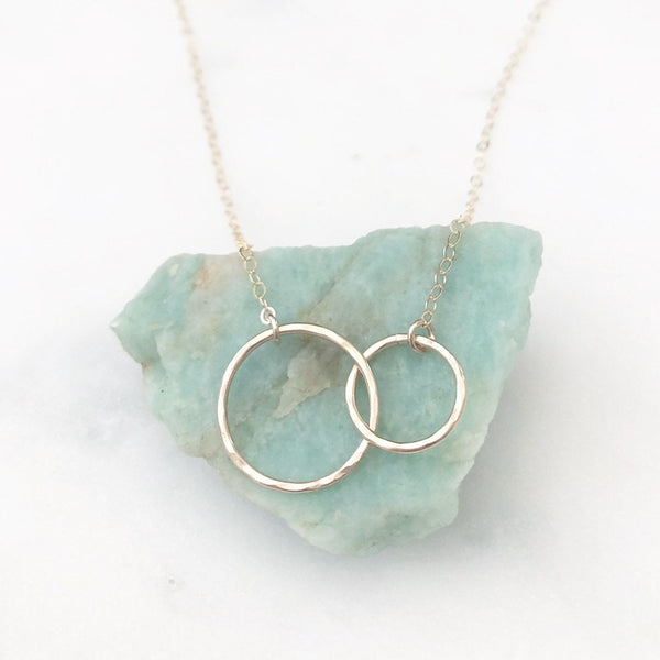Mom Necklace, Mother Daughter Necklace, Mother Son Necklace, Mom Gift, New Mom Gift, Dainty Gold Necklace, Gold Filled Necklace, Dainty Doe