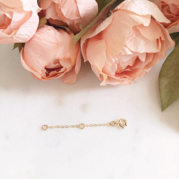 Necklace Extender, Gold Filled Necklace Extender, Adjustable Extender, Gold Extender, Extension Chain Extender Chain, Gold Extension Chain