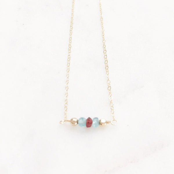 Birthstone Necklace, Mothers Day Gift, Mom Gift, Mom Necklace, Family Necklace, Personalized Necklace, Wire Wrapped Necklace, Stone Necklace