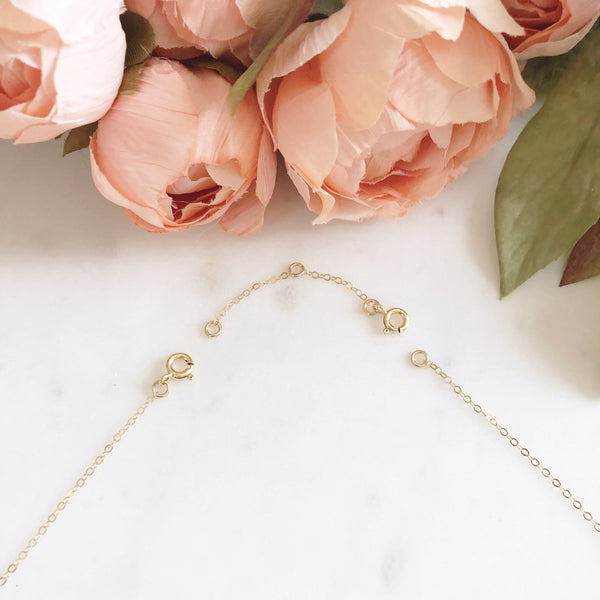 Necklace Extender, Gold Filled Necklace Extender, Adjustable Extender, Gold Extender, Extension Chain Extender Chain, Gold Extension Chain