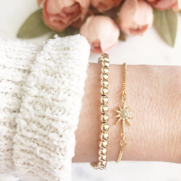Star Bracelet, Bolo Bracelet, Celestial Jewelry, Birthday Gifts for Her, Best Friend Gifts, LISSIE