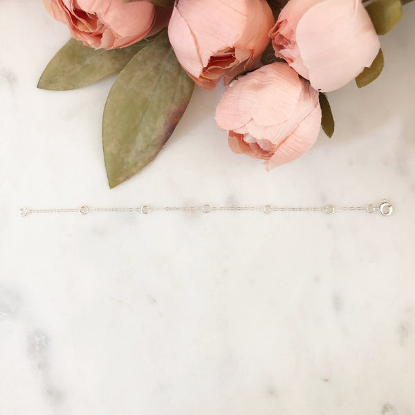 Necklace Extender, Sterling Silver Necklace Extender, Adjustable Extender, Silver Extender, Extension Chain, Silver Extender Chain