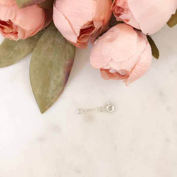 Necklace Extender, Sterling Silver Necklace Extender, Adjustable Extender, Silver Extender, Extension Chain, Silver Extender Chain