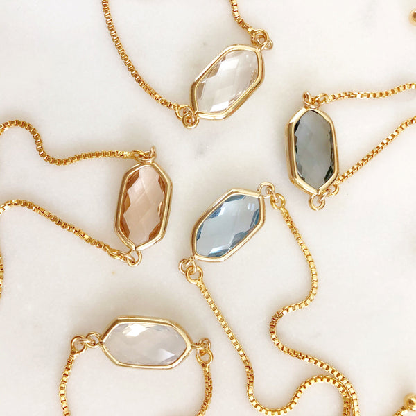 Bolo Bracelet, Adjustable Bracelet, Slider Bracelet, Dainty Gold Bracelet, Bridesmaid Bracelet, Bridal Jewelry, SERENITY
