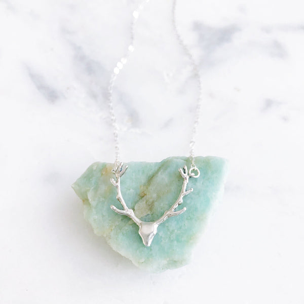 Antler Necklace, Deer Necklace, Stocking Stuffers for Women, JACK