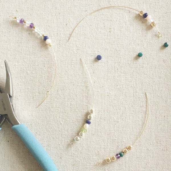 Birthstone Necklace, Mothers Day Gift, Mom Gift, Mom Necklace, Family Necklace, Personalized Necklace, Wire Wrapped Necklace, Stone Necklace