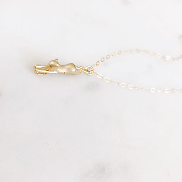 Cat Necklace, Cat Lover Gift, Cat Jewelry, Dainty Gold Necklace, Cat Lover Jewelry, Cat Lover Gift, Gifts For Her