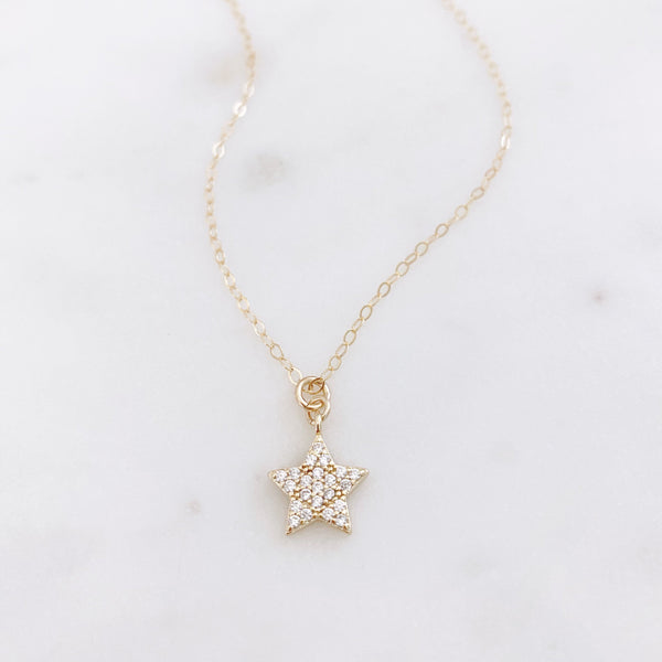 Star Necklace, Celestial Necklace, Dainty Gold Necklace, Birthday Gifts for Her, Best Friend Gifts, LANEY