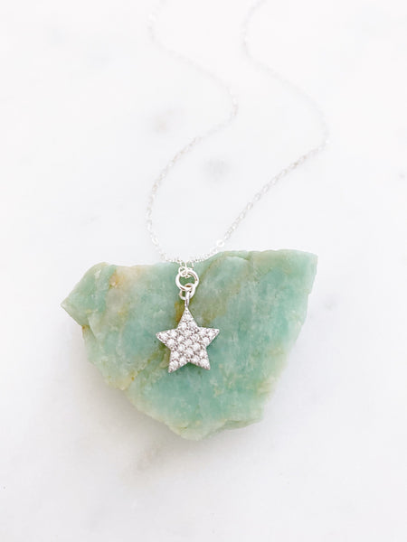 Star Necklace, Celestial Necklace, Dainty Silver Necklace, Birthday Gifts for Her, Best Friend Gifts, LANEY